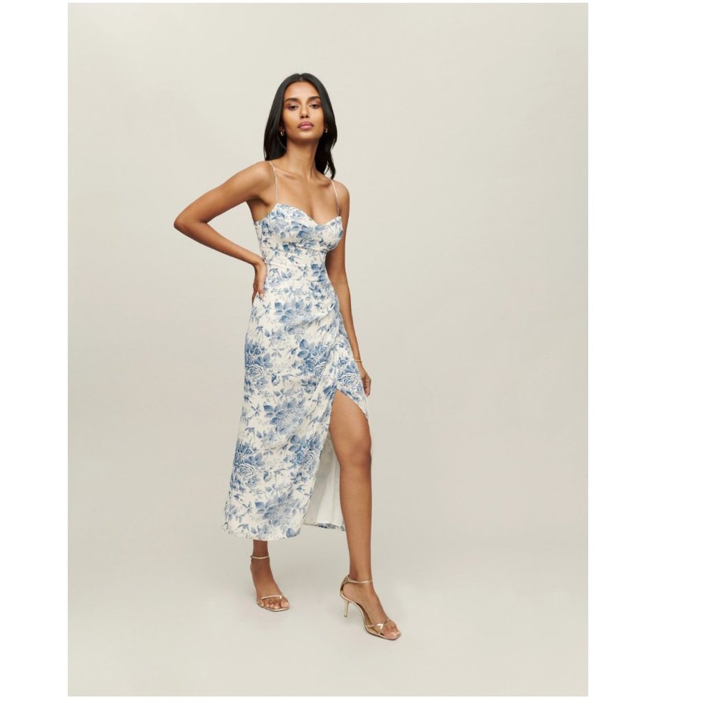 Reformation Kourtney Dress in Pompadour